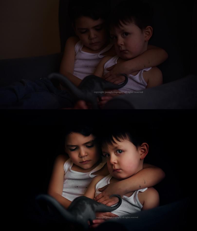 photoshop actions and overlays example