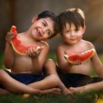 Camera Basics For Portrait Photography - Siblings on Summer Day- ShopJeanPhotography.com