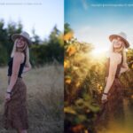 Sunflower Background & Editing Tutorial - senior portrait