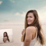 West Coast Skies Before After Edit Portrait