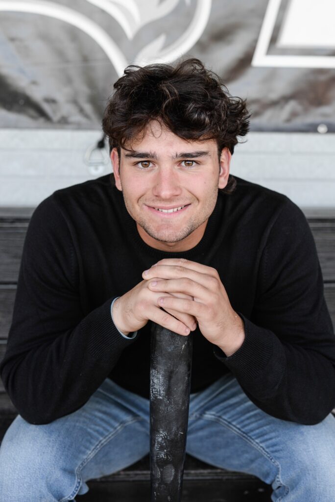 senior portrait young man