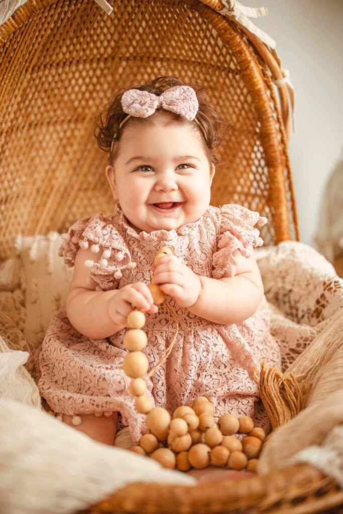 baby laughing