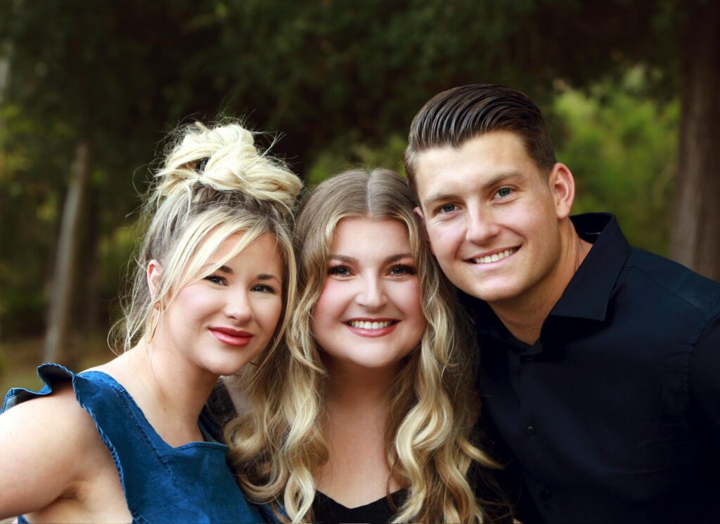 adult siblings portrait