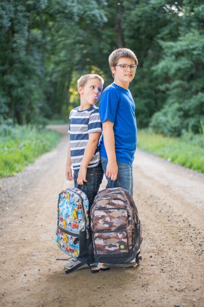 back to school portrait