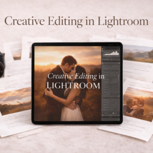 creative editing in lightroom tutorials example of editing on computer screen - Jackie Jean's Creative Editing in Lightroom Course