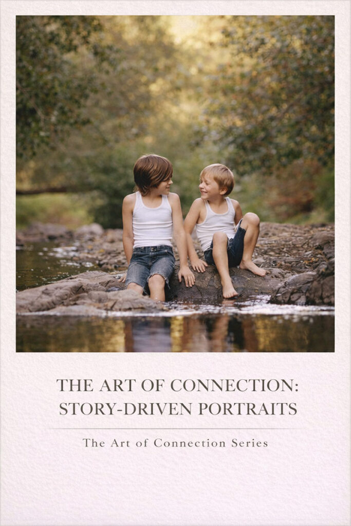The Art of Connection - Story Driven Portraits - siblings laughing together