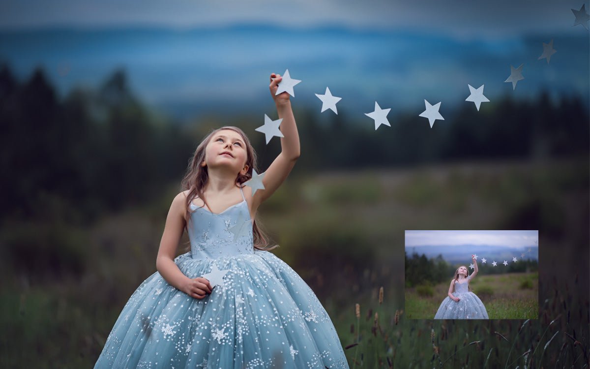 creative editing in lightroom before and after
